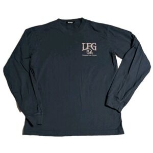 Brady Brand LFG 12 Long Sleeve Shirt‎ Mens Medium Blue Tom Brady Patriots TB12